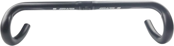 Road Bike Drop Bar, Aluminum Alloy Fixed Gear Bike Bent Handlebar, 25.4mm Clamp Diameter, 380mm