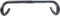 Road Bike Drop Bar, Aluminum Alloy Fixed Gear Bike Bent Handlebar, 25.4mm Clamp Diameter, 380mm