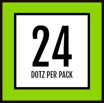 Golfdotz - USGA Rule Conforming Golf Ball Markers, Golf Ball Stickers for Marking Balls, Tropical Collection (18-32
