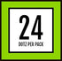 Golfdotz - USGA Rule Conforming Golf Ball Markers, Golf Ball Stickers for Marking Balls, Tropical Collection (18-32