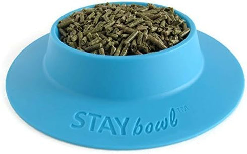 Tip-Proof Bowl for Small Pets - Sky Blue - Large 3/4 Cup Size for Guinea Pigs and More
