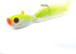 Kmucutie 2 pcs Deer Tail haiKr bucktail Jig Saltwater or Freshwater Bait for Bass Flounder Fishing Lure
