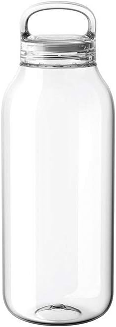 KINTO 20391 Water Bottle, 16.9 fl oz (500 ml), Clear, Lightweight, Dishwasher Safe