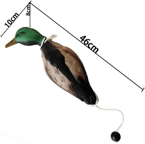 2 Dummy fingig Pcs Duck Bumper Toys for Hunting Retriever Dog Training, Dog Retriever Outdoor Training Toy Hunting Duck