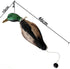 2 Dummy fingig Pcs Duck Bumper Toys for Hunting Retriever Dog Training, Dog Retriever Outdoor Training Toy Hunting Duck