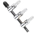 Aquarium Fish Tank Air Flow Control Pump, 3 Way Inline Manifold Tubing Splitter Valve, 4-Pack