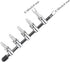 Aquarium Fish Tank Air Flow Control Lever Pump 5 Way Inline Manifold Air Flow Pump Tubing Splitter Lever Control Valve 3-Pack