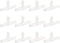 uxcell 48Pcs Aquarium Air Valve Connector, T-Shaped Plastic Inline Tubing 3/16"(4.9mm) OD for Fish Tank Pond