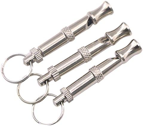 3 Pack Dog Whistle Training to Stop Barking to Make Dogs Come to You Ultrasonic Sound with Adjustable Frequencies Sit Down Recall Repel Silent Bark Control Tool
