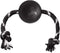 KONG Extreme Ball with Rope, Durable Fetch Toy for Tug and Playtime, Black for Large Dogs