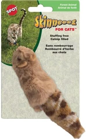 Ethical Pets Skinneeez Forest Creatures for Cats, Pack of 3 (Squirrel, Chipmunk, Skunk)