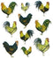 Roosters Stickers