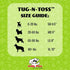 Jolly Pets Tug-n-Toss Dog Toy Ball with Handle - 10" XL, Red