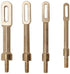 Tipton Solid Brass Slotted Tip Gun Jag 4 Pack with 8-32 Threads for Rifle and Handgun Cleaning and Maintenance