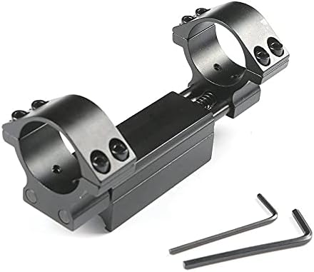 Scope Mount 1 inch/30mm Dual Ring High Profile Picatinny Rail with Recoil Compensation