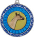 2.5" Dairy Goat Blue Trellis Medal Silver, Goat Prizes, Kids Goat Trophy Medal Awards