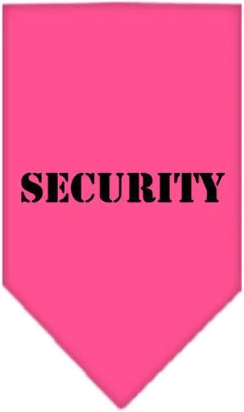 Mirage Pet Products Security Screen Print Bandana - Large, Yellow