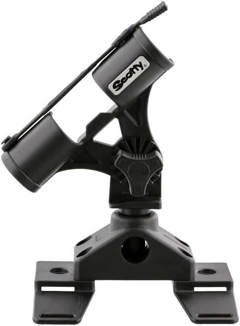 Scotty #267 Fly Rod Holder with #266 Float Tube Mount, Black