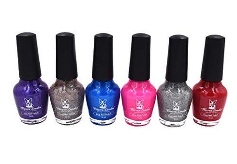 Warren London Dog Nail Polish in A Bottle, Premium Coverage and Color, All 6 Colors