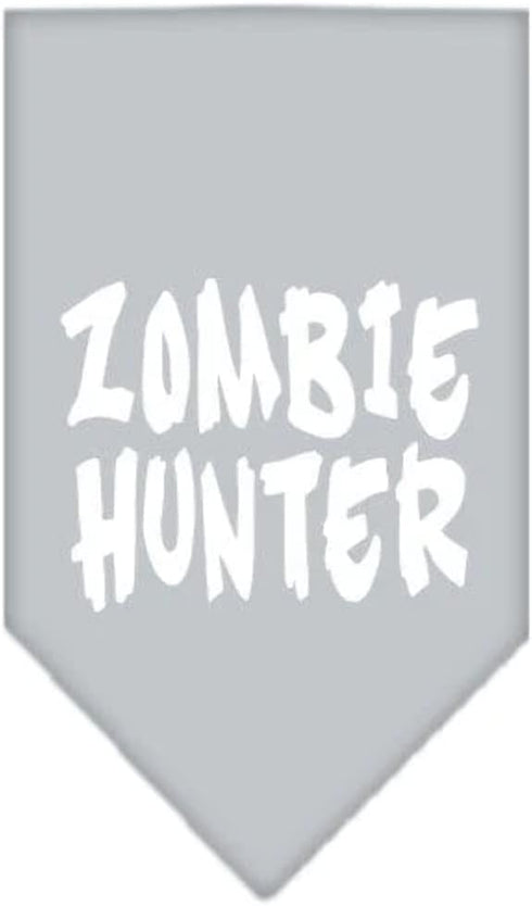 Mirage Pet Products Zombie Hunter Screen Print Bandana, Large, Turquoise