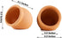 Fish Tank Decorations - Ceramic Pot Cave Aquarium Accessories for Fighting Fish, Shrimp, Cichlids to Play, Breed, Hide,