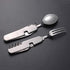 Multifunctional 6-in-1 Fork and Spoon Corkscrew Combination for Camping and Survival