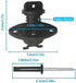 Kayak Drain Plug Kit with Screws for Kayak Canoe Boat Scupper Plugs