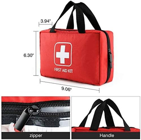 First Aid Kit - Trauma Kit with Essential Emergency Medical Supplies, Waterproof Travel First Aid Kit, Simple