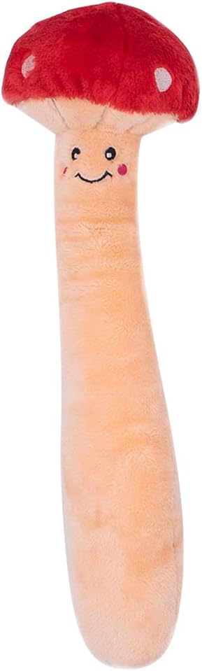 ZippyPaws Jigglerz - Squeaky Plush Tug Toy for Large and Small Dogs - Veggie Themed Interactive Dog Toys