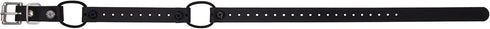 Educator Extra Small Dog Mini Double Bungee Collar, Biothane, Waterproof, Adjustable, 3/4-Inch, Black
