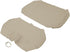 Golf Cart Front Seat Cover Set - Staple On for E-Z-Go TXT Golf Cart, Microfiber Leather in Beige