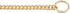 Alvalley Metal Chain Dog Show Collar, Adjustable Slip Collar for Toy, Small, Medium, Large, XL Dogs (Gold Plate, 22in,