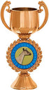 6.5" Customizable Bronze Dairy Goat Trophy - Personalized Award