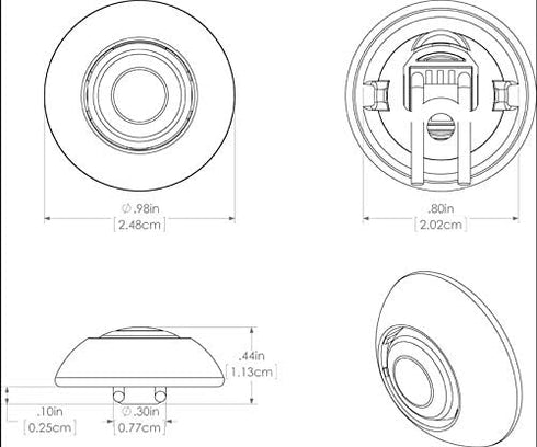 Lumitec Exuma Courtesy / Accent Light, Direct / 360 Degree