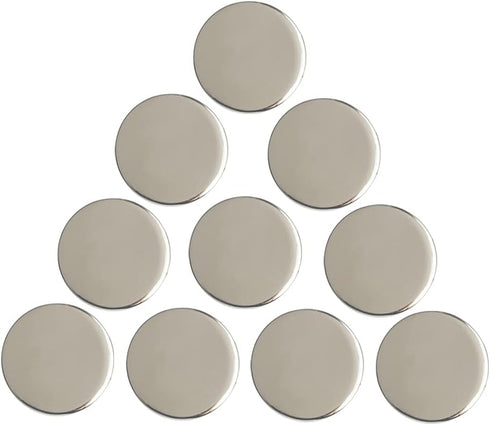 Lot of 10 Golf Ball Markers with Assorted Patterns - Soft Enamel Technique