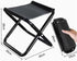 SLTG2020 10.2 10.2 11 inches Portable Folding Camping Stool, Lightweight Aluminum Frame, Black Oxford Fabric, x x