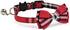CHUKCHI 2 Pack Cat Collar Breakaway, Adjustable 7.8-10.5 Inch with Cute Bow Tie and Bell (Red+Pink)
