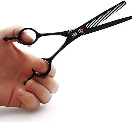 Dream Reach 7.0 Inch Professional Pet Cat Dog Grooming Shears Scissor Kit, Straight, Curved, Thinning