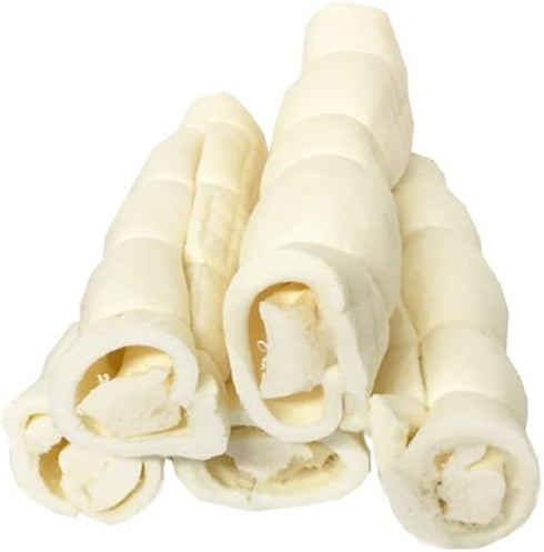 (10-12" 3 Count) BULLYSTICKS & MORE Beef Cheek Rolls for Dogs Extra Thick - - Beef Cheek Bones for Dogs - Dog Parents
