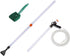 PULACO Quick Water Changer Aquarium Gravel Cleaner, Fish Tank Sand Cleaner Kit with Free Brush and Air-Pressing Button
