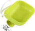 Dog Water Bowl for Long Walks, Travel, Camping, Portable Leak Proof Dispenser for Dogs and Cats, Green