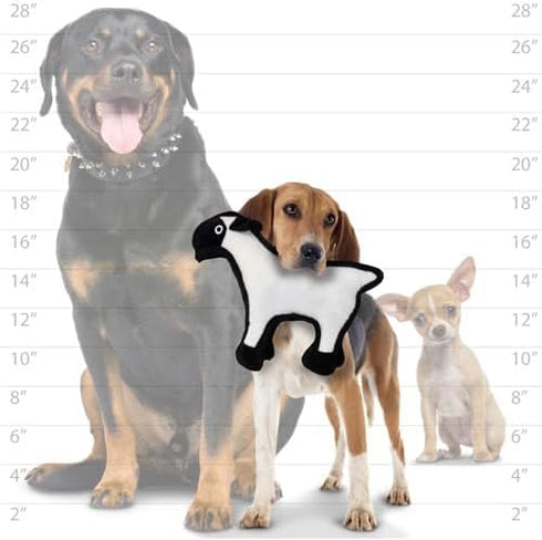 TUFFY World's Tuffest Soft Dog Toy; Barnyard Sheep; Squeakers; Multiple Layers; Made Durable, Strong & Tough;