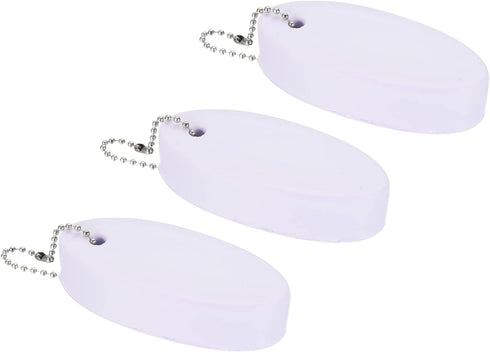 PATIKIL Floating Keychains Marine Sailing Oval Key Chain Buoyant Keyrings for Outdoor Sports Boating