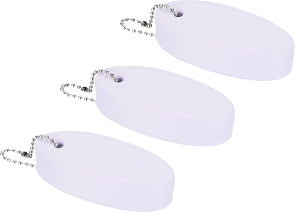 PATIKIL Floating Keychains Marine Sailing Oval Key Chain Buoyant Keyrings for Outdoor Sports Boating