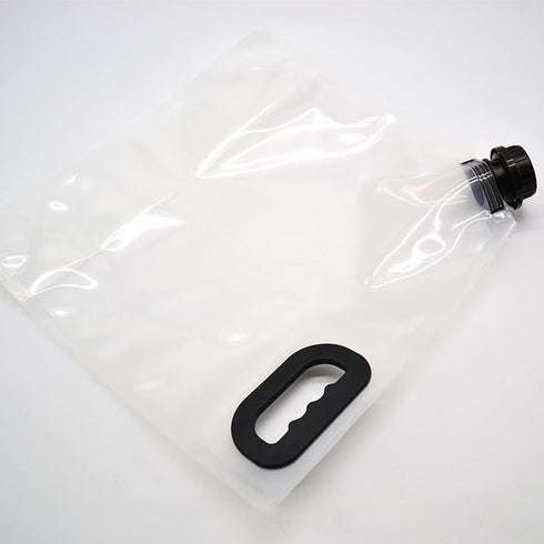 FUJIDENSO 12 Pack 1.3 5 Gallon Liter Food Grade Drink Carrier Water Pouch with Tamper-Evident Cap, Freezable
