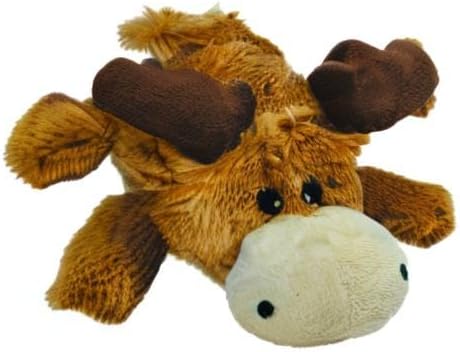 Cozie KONG Marvin Moose - Cute Dog Plush Toy for Indoor Play - Soft Chew Toy & Snuggle Buddy - with Squeaker, Durable