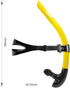 ZIONOR Snorkel Lap Swimming Training Diving Snorkeling with Comfortable Mouthpiece, One-Way Purge Valve