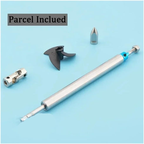 AmnPtr 4mm Fit for RC Boat Axle Drive Shaft + Three-Leaf Screw + Universal Joint + Bushing + Propeller Nut/Sleeve