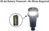 Kayak Battery Portable Navigation LED Lights with Multi-Adaptors, 3AA Battery Surface Mount Adhesive Base