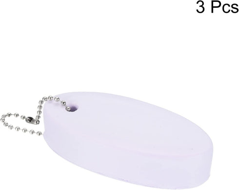 PATIKIL Floating Keychains Marine Sailing Oval Key Chain Buoyant Keyrings for Outdoor Sports Boating